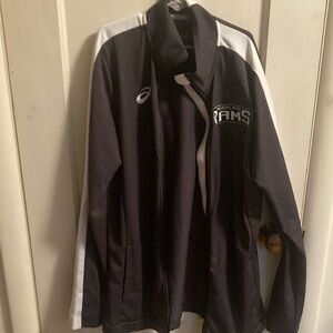 ASICS Black and White Men's Jacket